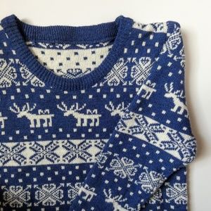 Novelty Reindeer Christmas Sweater